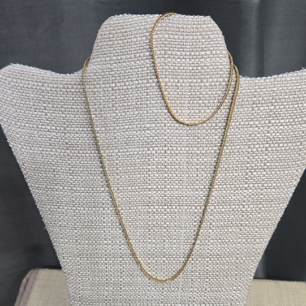 Gold Plated Necklace & Braceket